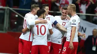 包含波兰队在欧洲锦标赛预选赛中一路领先，积分榜第一的词条